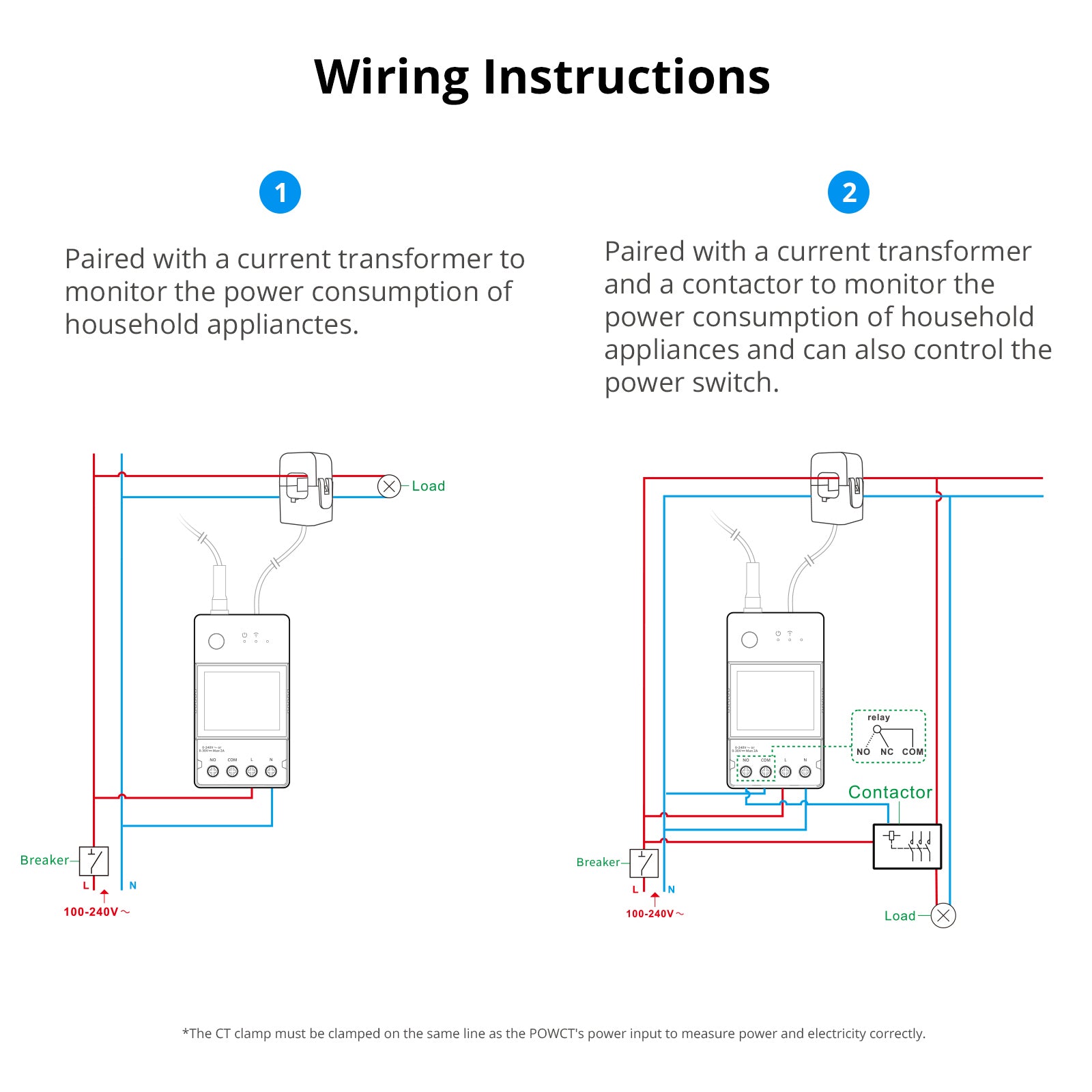 SONOFF POW Ring Smart Power Meter POWCT