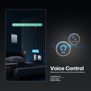 MOES Star Feather Zigbee Smart Curtain Switch EU