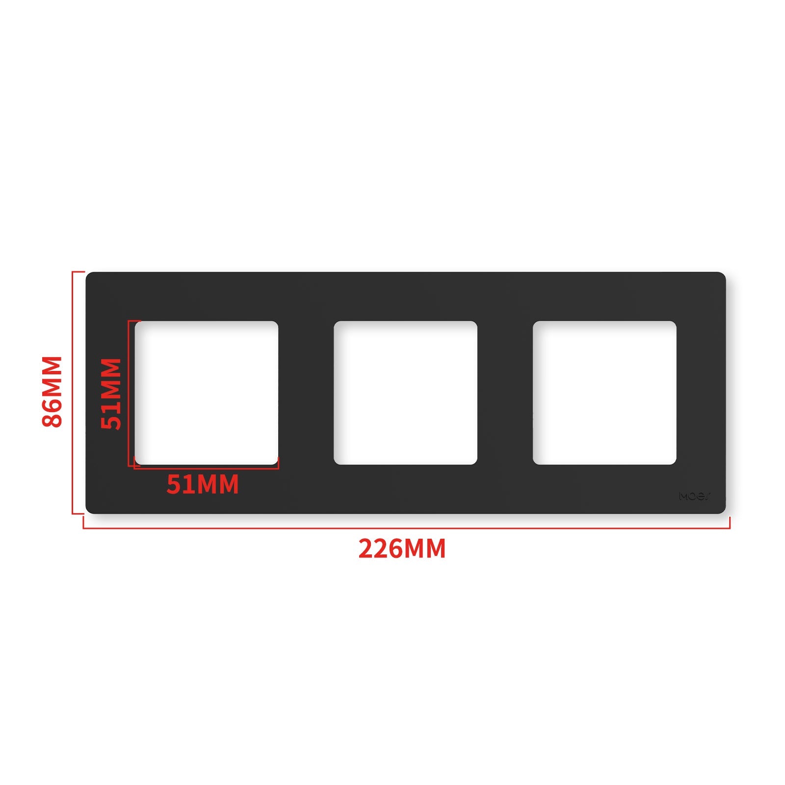 MOES Star Ring Wall Switch Replacement Faceplate Panel