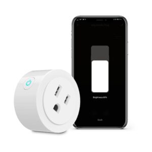 MOES WiFi Smart Power Socket Plug With Brightness Adjust and Timer