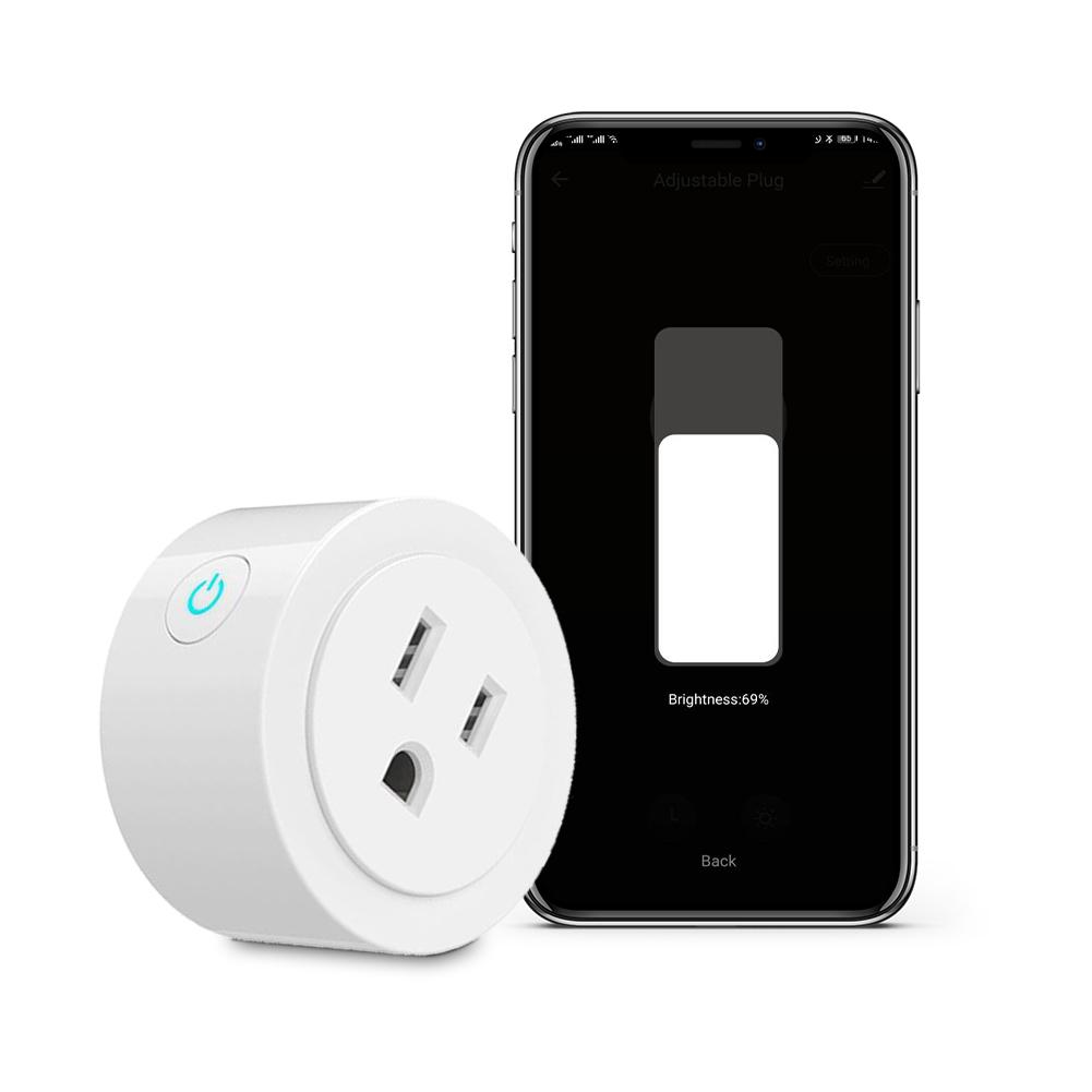 MOES WiFi Smart Power Socket Plug With Brightness Adjust and Timer