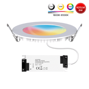 MOES ZigBee Tuya Dimming Spot Lamp 6W RGB Smart Downlight