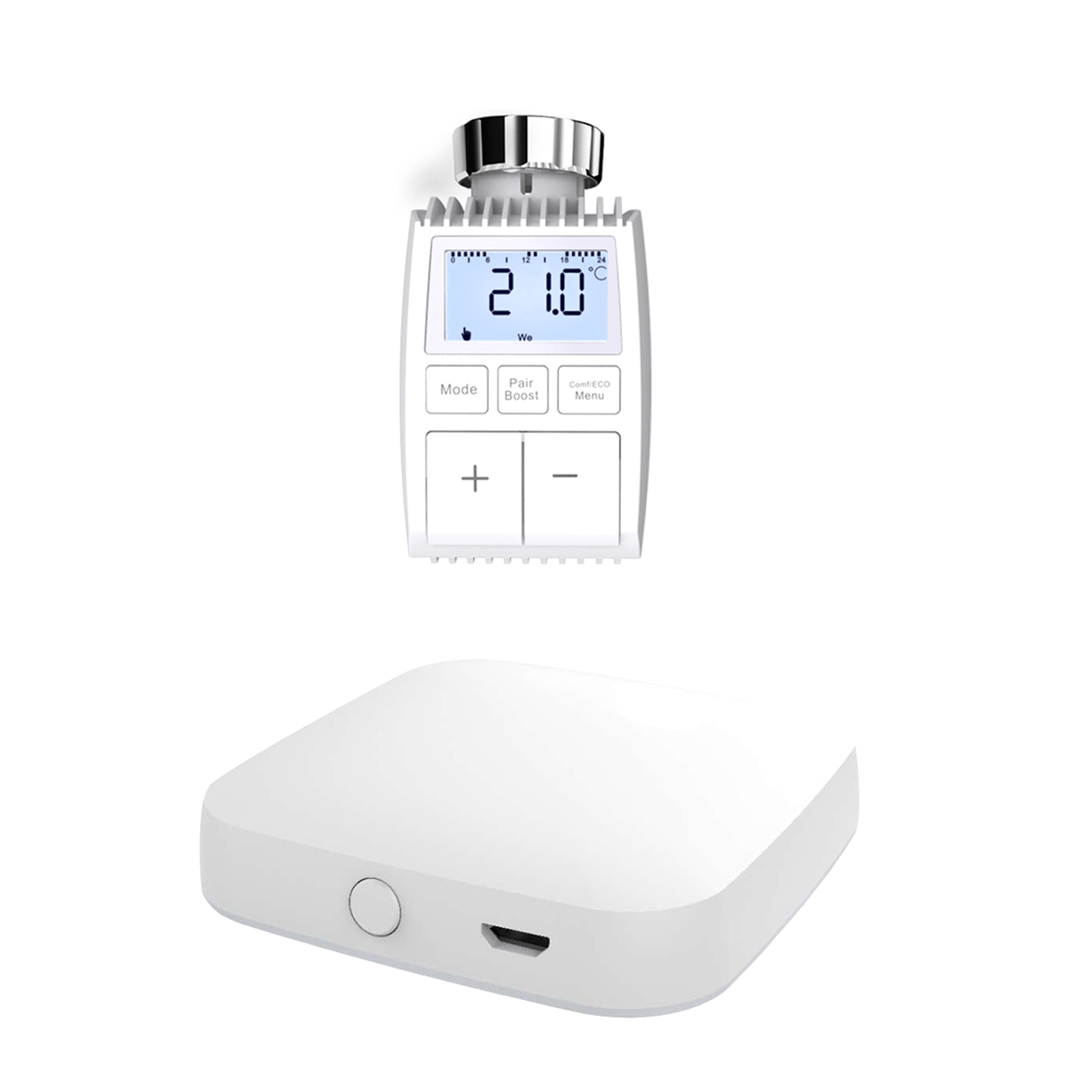 MOES Smart Programmable ZigBee 3.0 Radiator Thermostat Valve