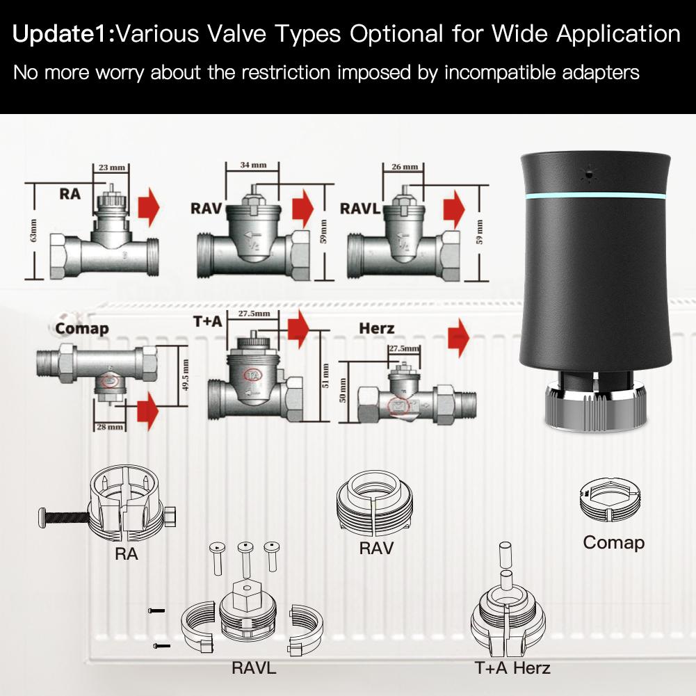 MOES ZigBee Smart Thermostatic Radiator Valve BRT-100