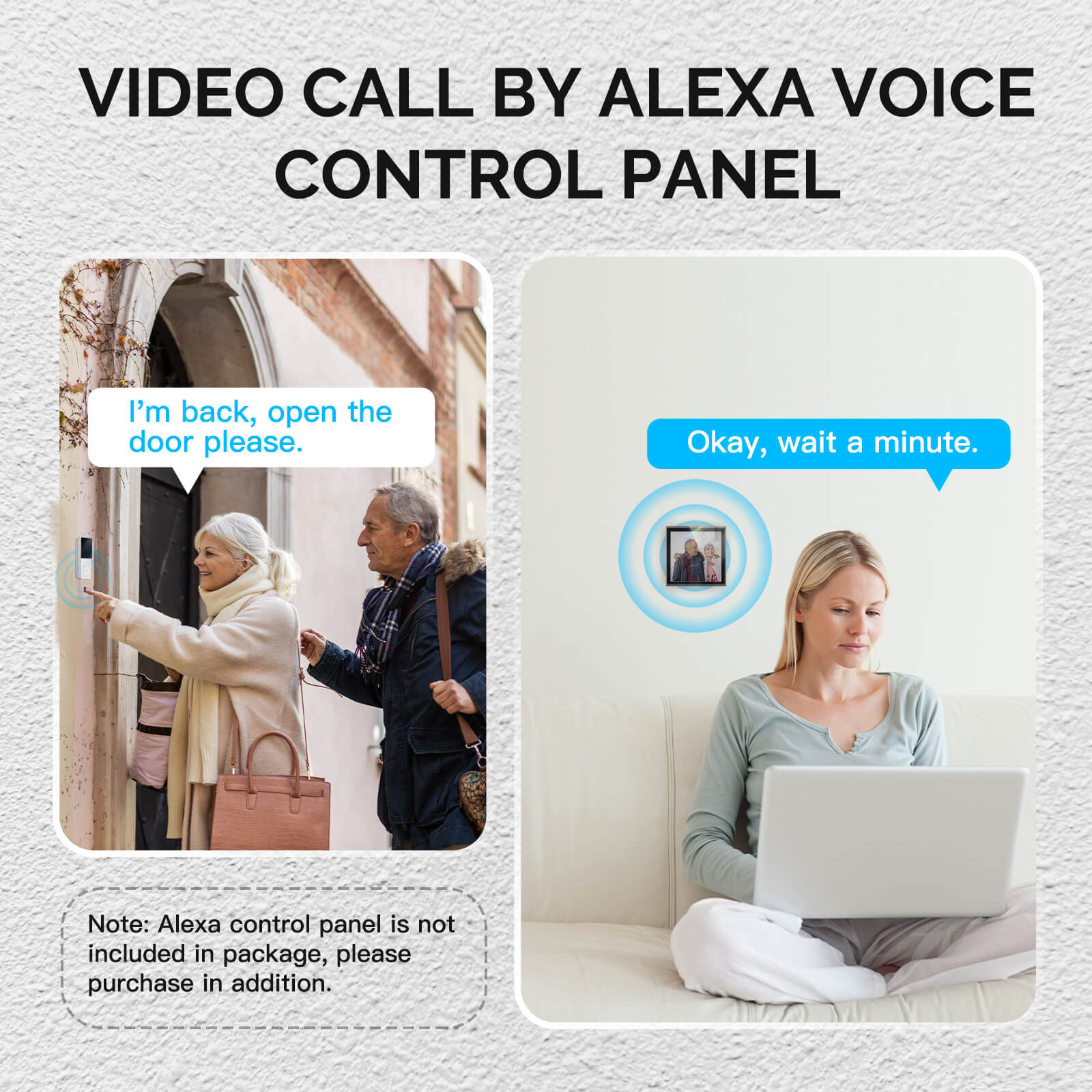 MOES Smart WiFi Video Doorbell Camera Wireless Intercom EU Version