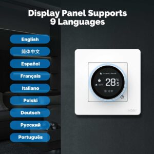 MOES Star Ring Series ZigBee Smart Thermostat Temperature Controller