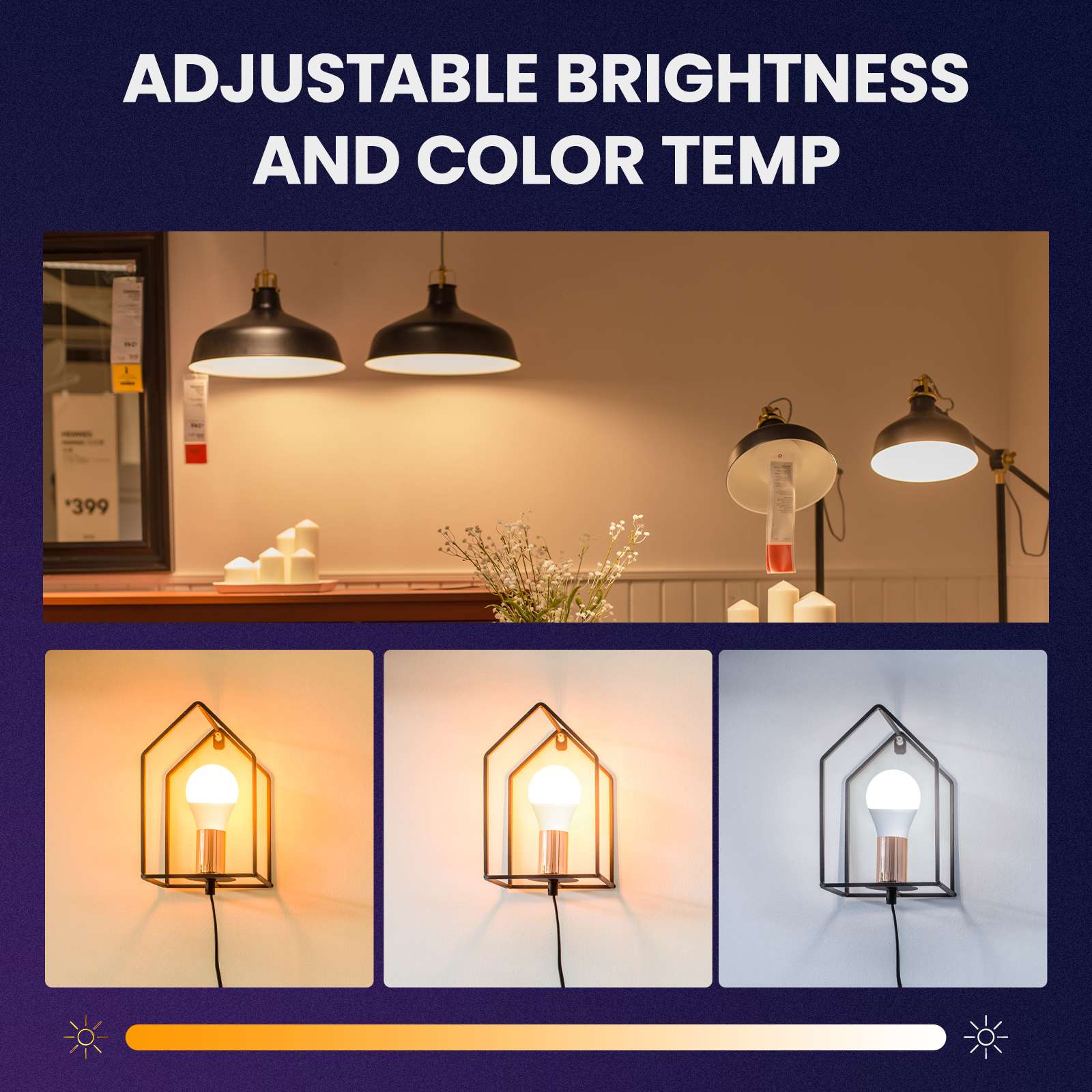 MOES Smart Bluetooth LED Bulb 9W E27 Dimmable