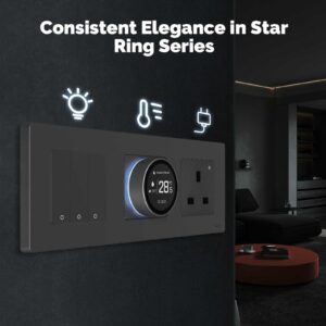 MOES Star Ring Series ZigBee Smart Thermostat Temperature Controller