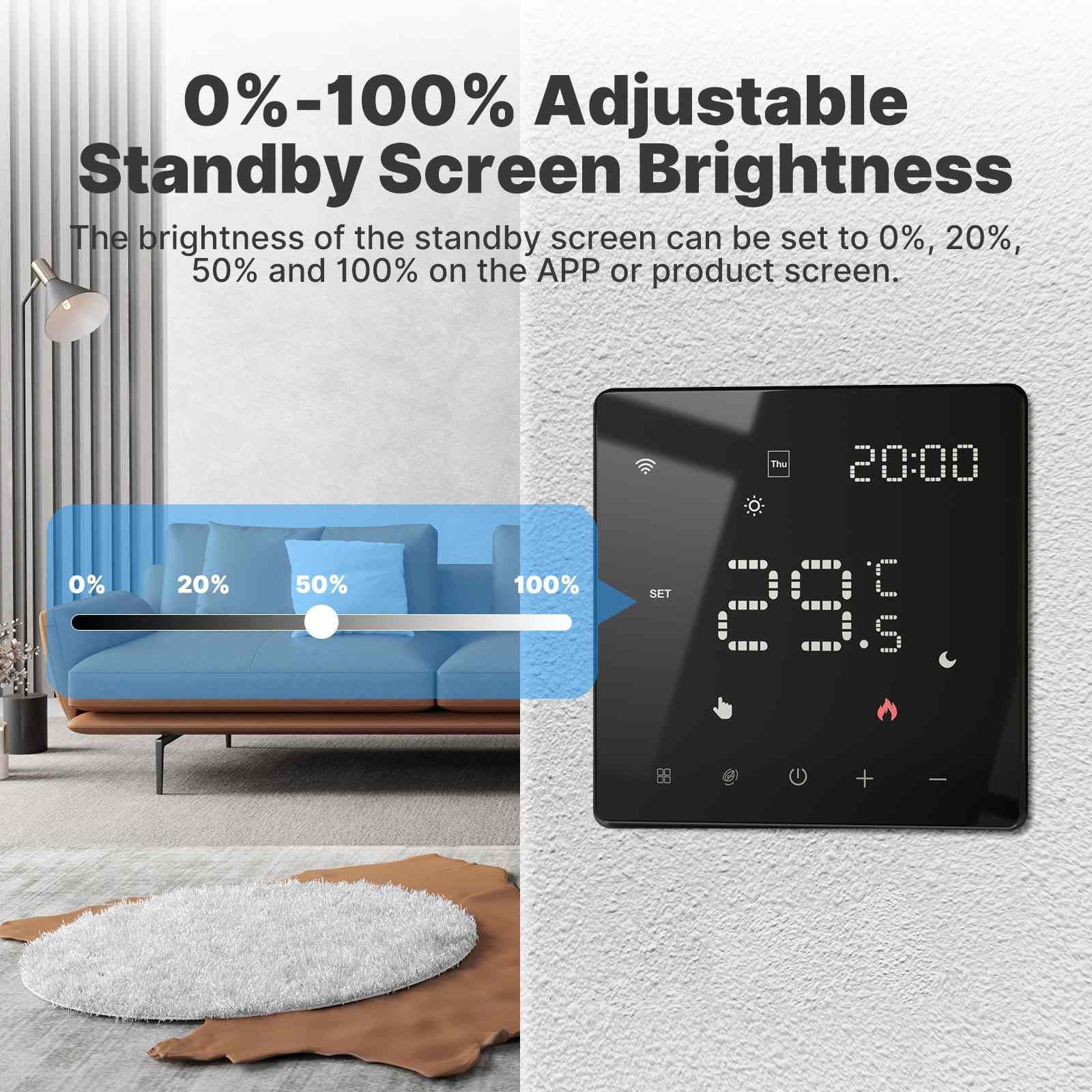 MOES Zigbee Smart Thermostat Temperature Controller