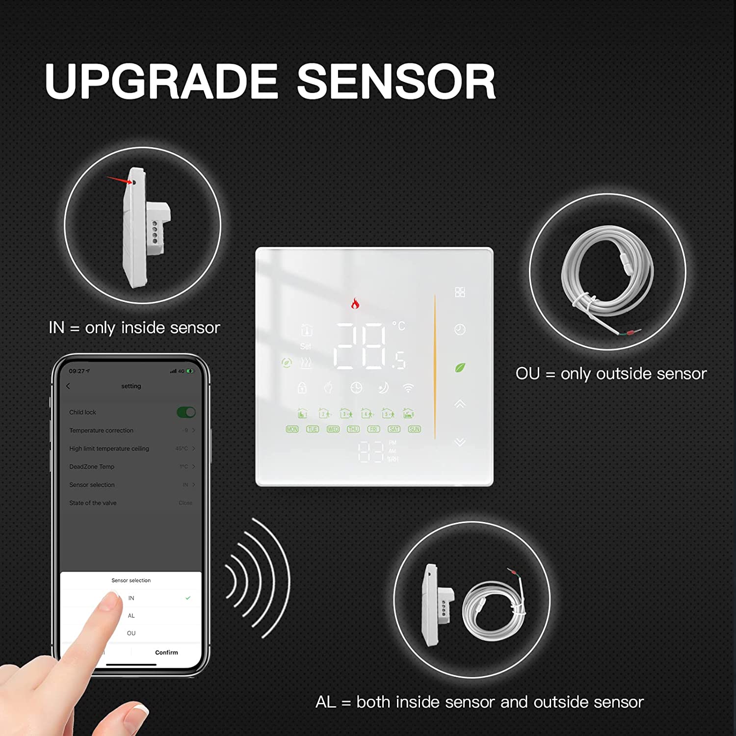 MOES Tuya Zigbee Smart Room Thermostat