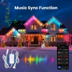 MOES WiFi Smart RGB Outdoor Eaves String LED Lights