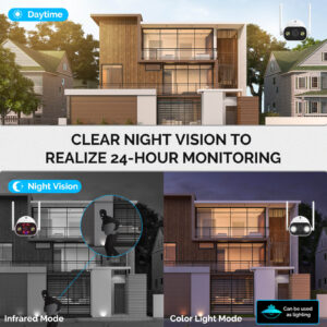MOES WiFi Smart Outdoor Camera HD 3MP