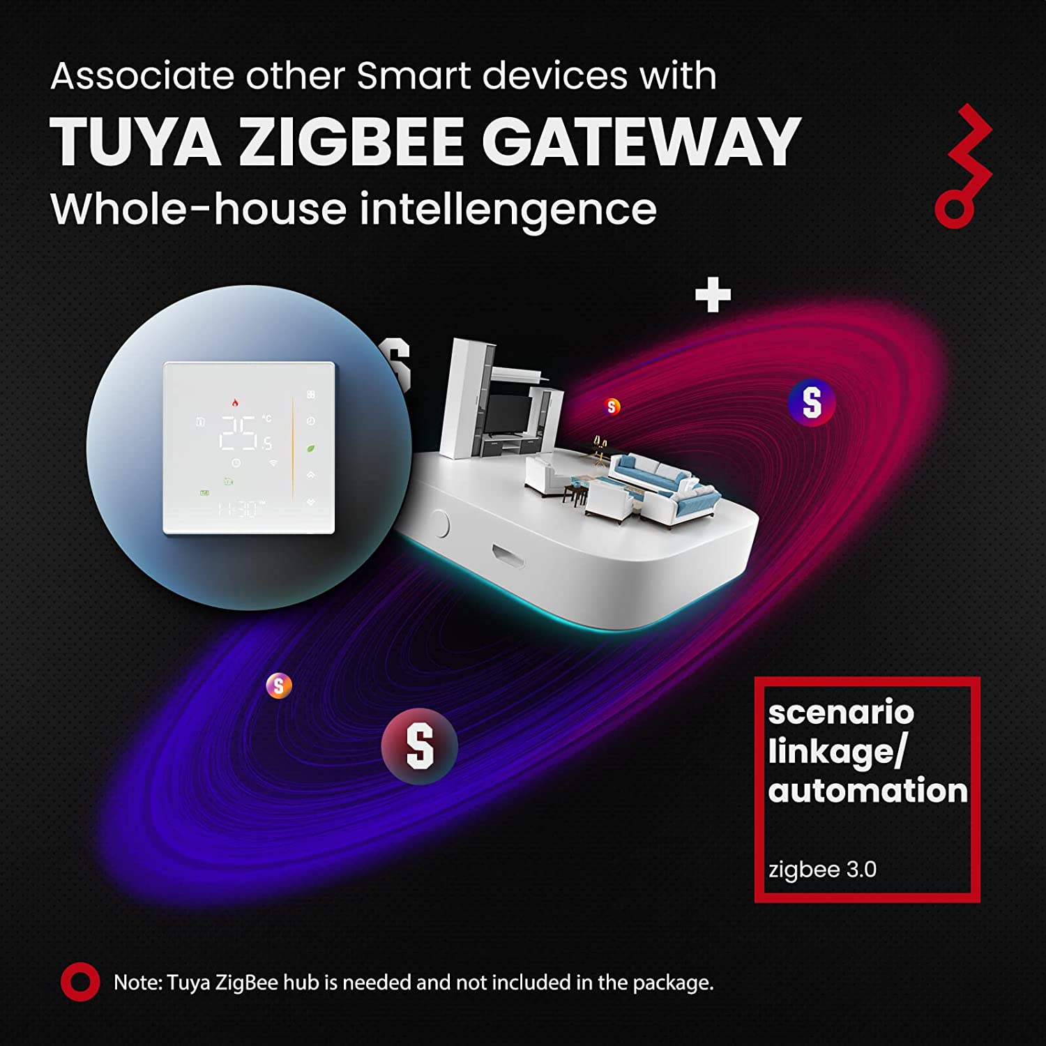 MOES Tuya Zigbee Smart Room Thermostat