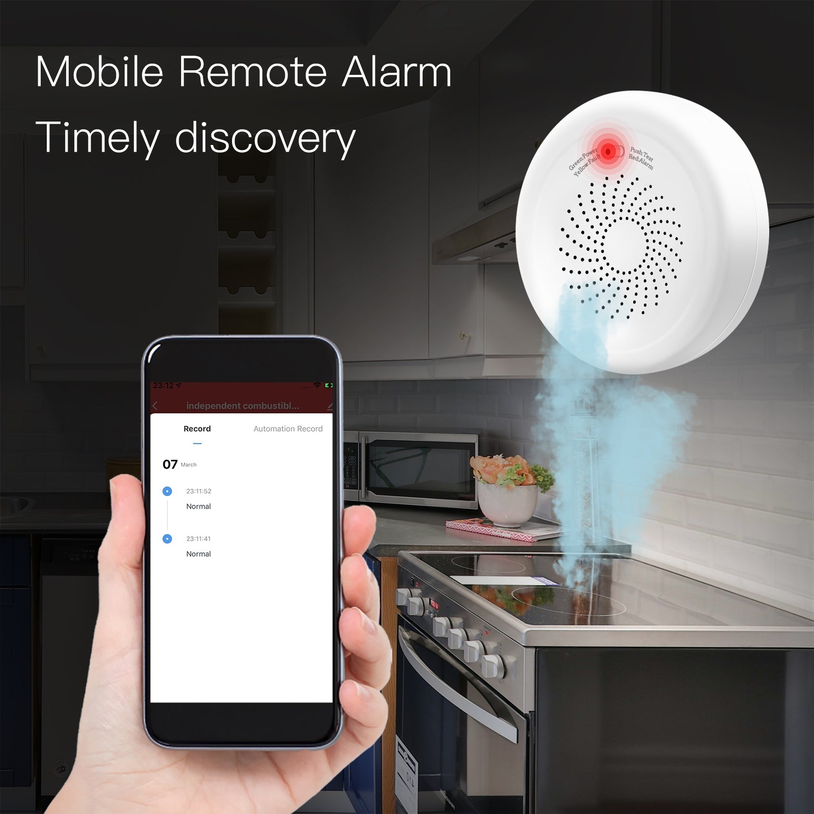 MOES ZigBee Smart Gas Leakage Detector Sensor