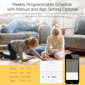 MOES WiFi Smart Programmable Touch Screen Heating Thermostat