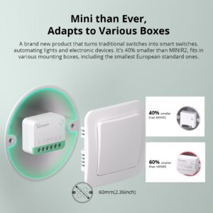 SONOFF MINIR4M MINI Extreme Wi-Fi Smart Switch