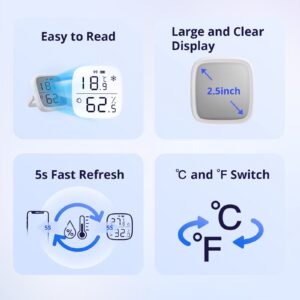 SONOFF SNZB-02D Zigbee LCD Smart Temperature Humidity Sensor