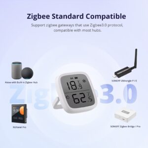 SONOFF SNZB-02D Zigbee LCD Smart Temperature Humidity Sensor