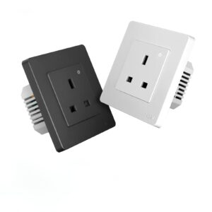 MOES Star Ring ZigBee UK Smart Wall Socket with Energy Monitoring
