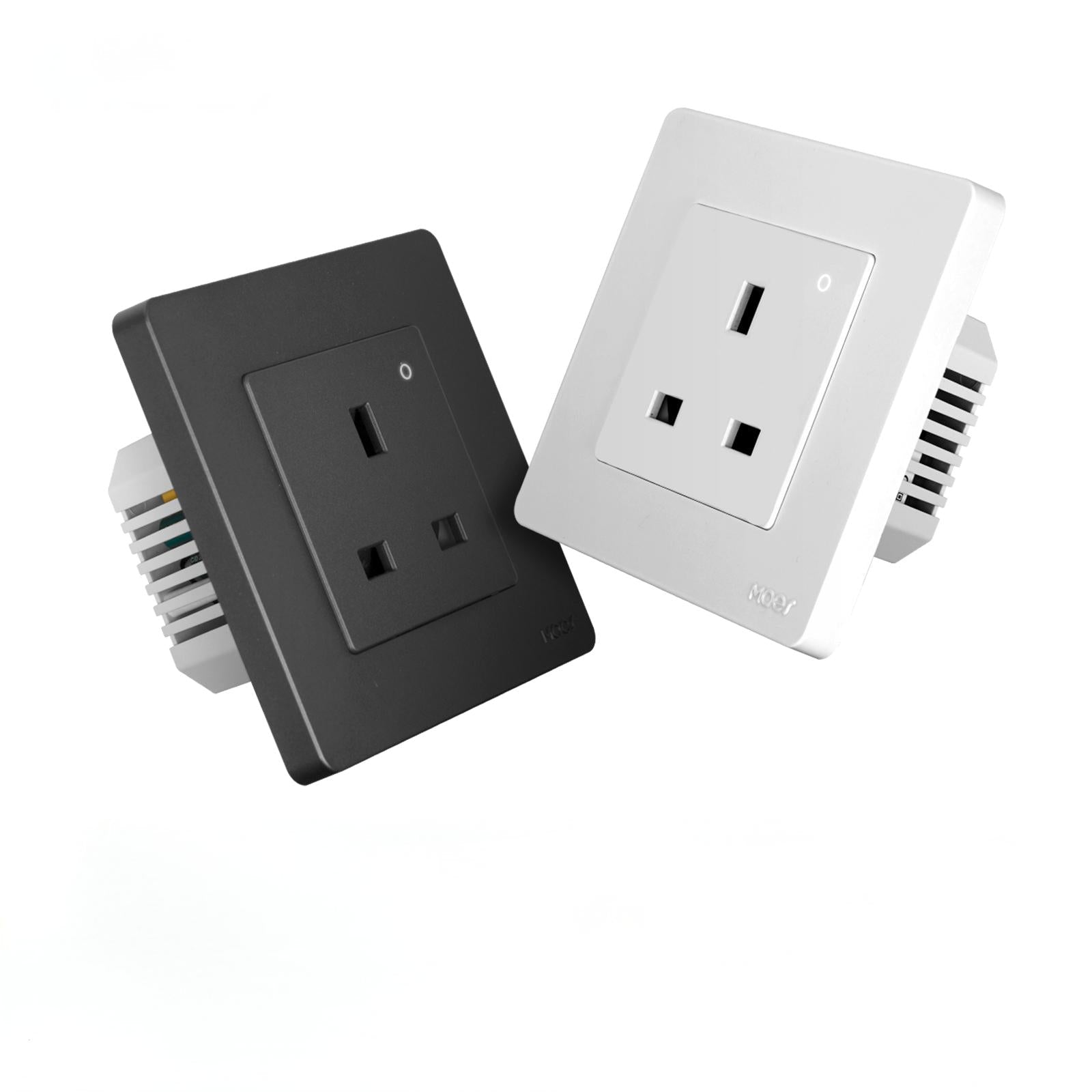 MOES Star Ring ZigBee UK Smart Wall Socket with Energy Monitoring