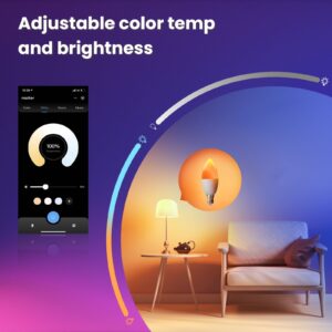MOES Tuya Matter WiFi Smart LED E14 Dimmable Light Bulb