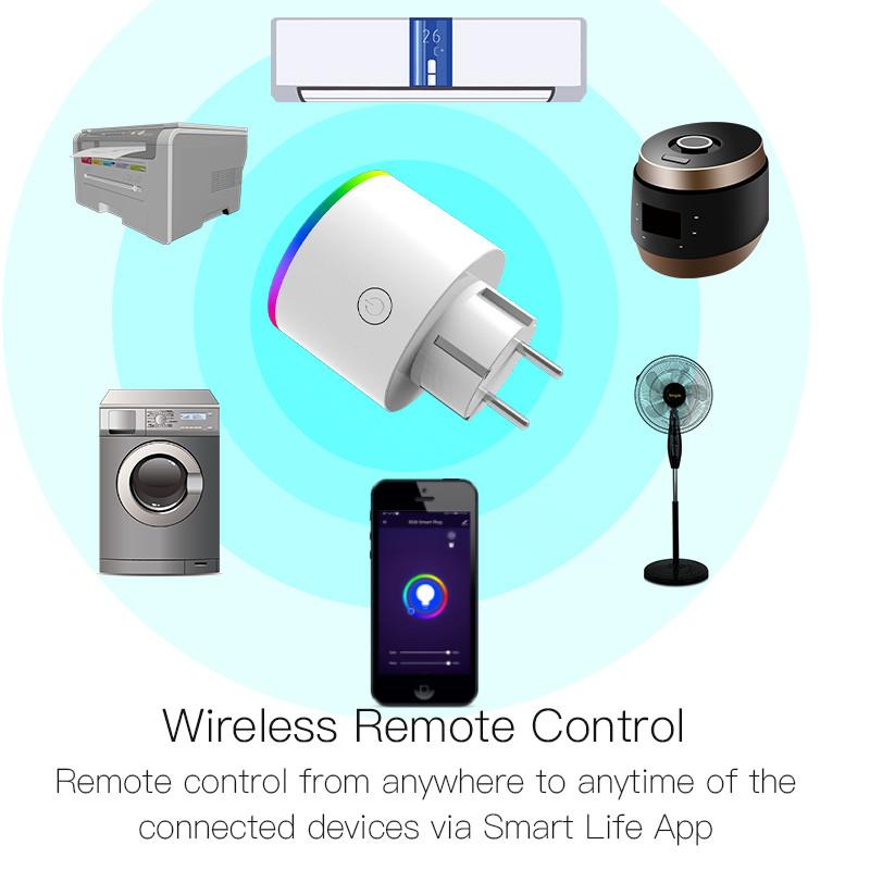 MOES WiFi Smart Plug Outlet Wireless Power Socket