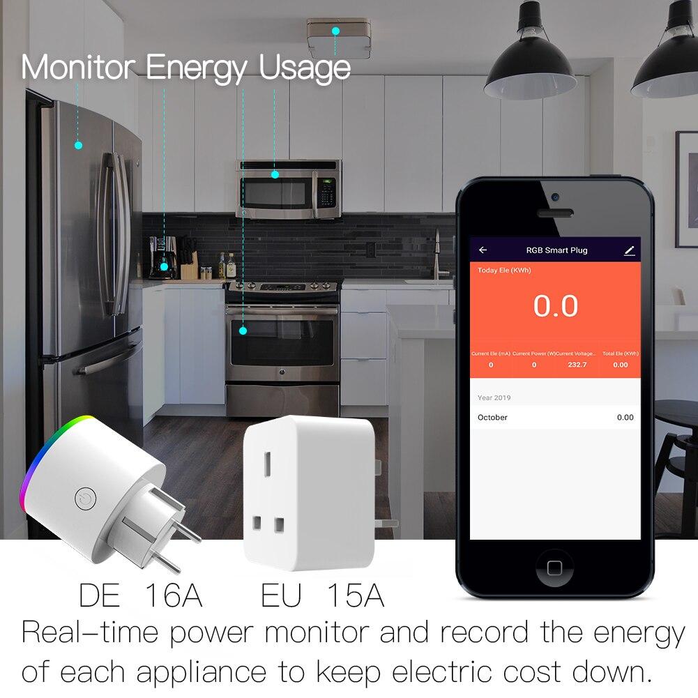 MOES WiFi Smart Plug Outlet Wireless Power Socket
