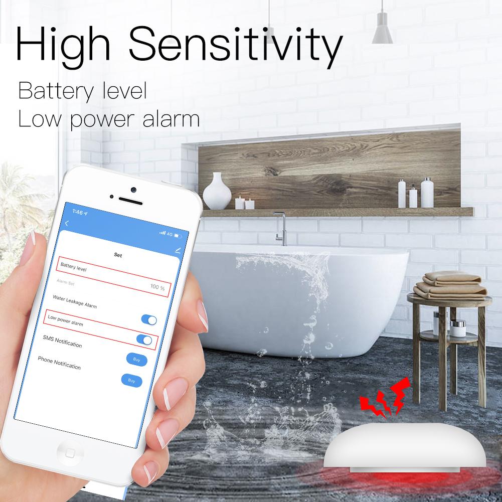 MOES ZigBee Flood Sensor Water Leakage Detector