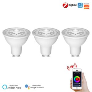 MOES Zigbee GU10 Smart LED Light Bulb RGBCCT 5W