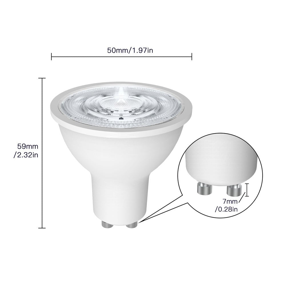 MOES Zigbee GU10 Smart LED Light Bulb RGBCCT 5W